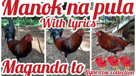 Manok na pula lyrics with video